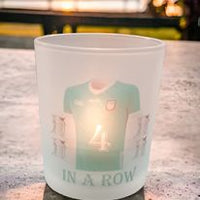 4 in a row tea light holder