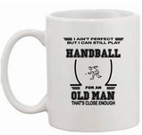 Old Man Handball mug