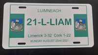 Limerick GAA License plate 2021