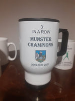 Limerick 3 in a row Munster travel mug