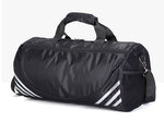 Heavy duty gear bag. Black & silver (personalised)