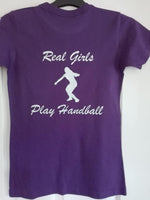 T Shirt, Real girls play Handball